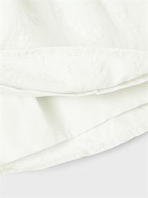 NAME IT Hulmønster Kjole Deliner Bright White